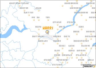 Warri (Nigeria) map - nona.net