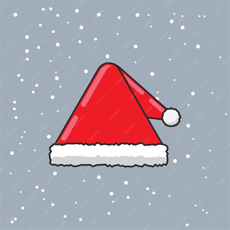 Premium Vector | Santa cap icon vector