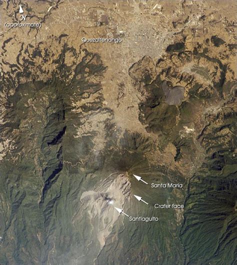 Santa Maria Volcano Map