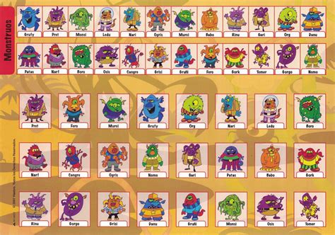 an image of monsters in different colors and sizes