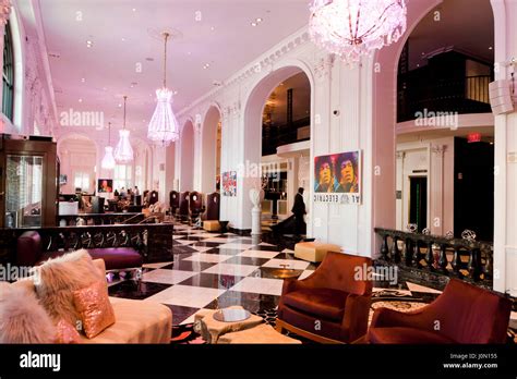 W Hotel lobby - Washington, DC USA Stock Photo - Alamy