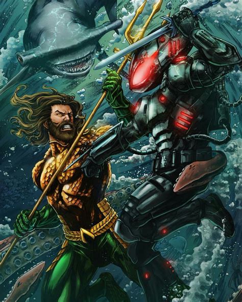 [Fan-Art] Amazing Aquaman vs Black Manta artPencils by Lucas Meyer ...