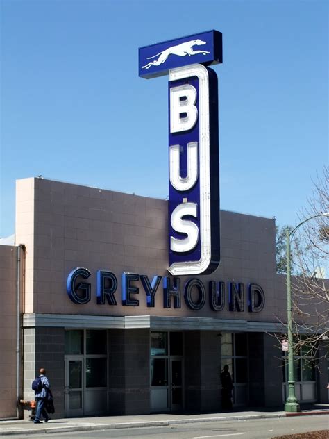 Our Oakland: signs: Greyhound Bus