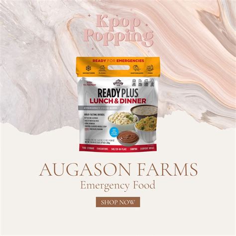 Augason Farms Ready Plus Lunch & Dinner Emergency Food Supply - 25-Year Shelf Life | Shopee ...