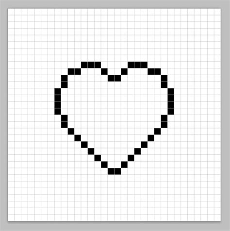 How to Make a Pixel Art Heart - Mega Voxels