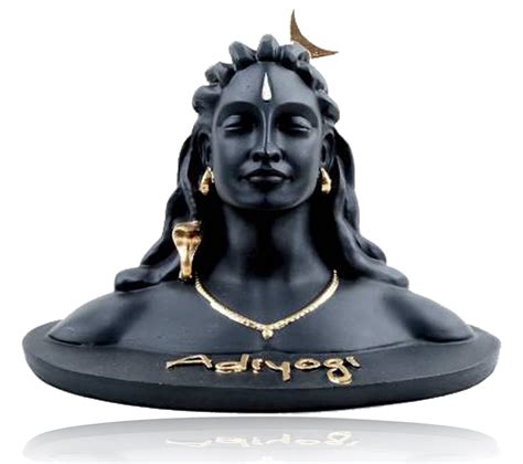 Buy VIBESLE Lord Adiyogi Shiva Statue Murti for Car Dashboard Home/Office Decor, Dhyana Mudra ...