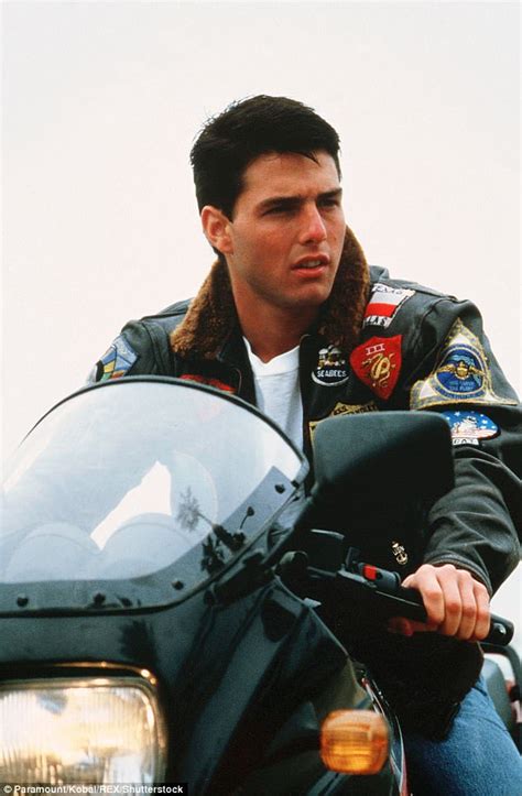 Tom Cruise rides motorcycle around airfield as Maverick in first pictures from Top Gun 2 set ...