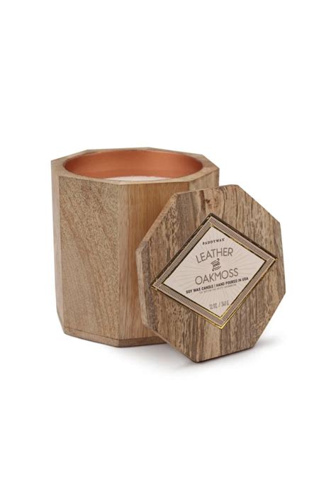 Leather Oakmoss Candle | Wood candles, Wood scented candles, Candle decor