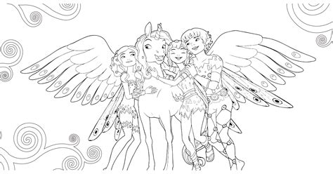 Mia and me coloring pages to download for free - Mia And Me Kids Coloring Pages