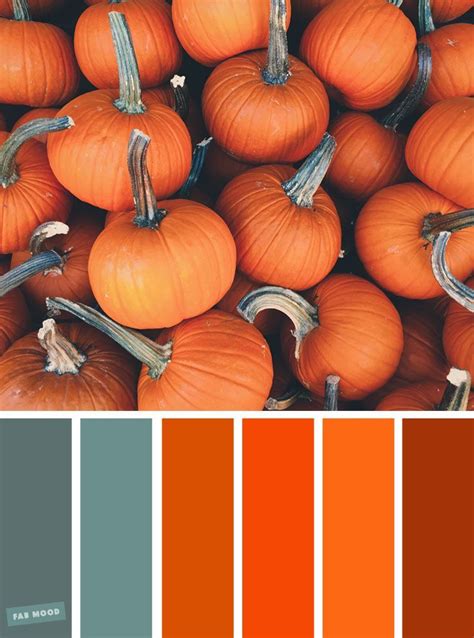 59 Pretty Autumn Color Schemes - { Orange Pumpkin Colour Inspiration } - Fabmood in 2020 ...