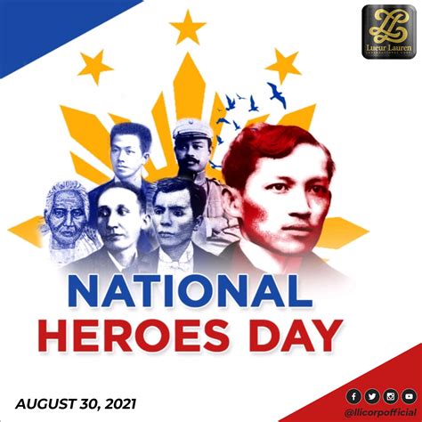 “NATIONAL HEROES DAY”! | LueurLauren International Corp.