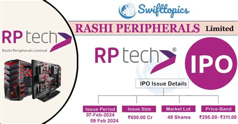 Rashi Peripherals IPO (RP Tech) Date, GMP, Best Review, Allotment Status check, India’s First ...