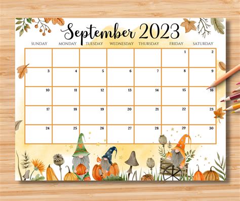 September 2023 Calendar Kids - Get Calendar 2023 Update