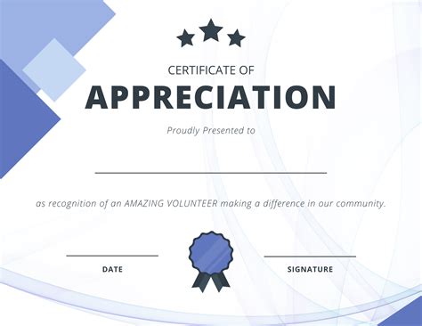 Printable Certificates for Volunteer Appreciation | SignUp.com