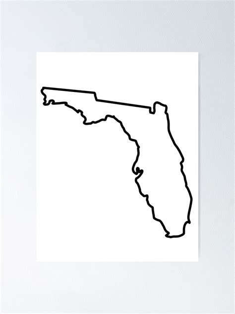 "Florida State Outline" Poster for Sale by Tricia Murdock | Redbubble