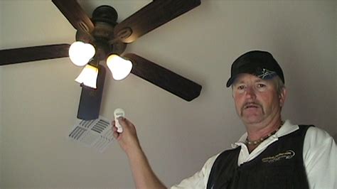 Converting an Existing Ceiling Fan to a Remote Control