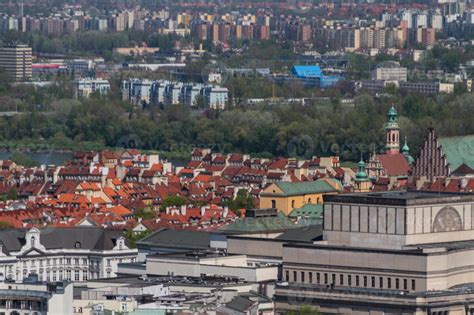 Warsaw skyline with warsaw towers 8548905 Stock Photo at Vecteezy