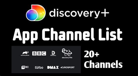 Discovery Plus app channel list - Journalism Guide