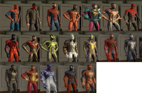 The Amazing Spider Man 2 Game Costumes