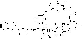 CAS # 96180-79-9, Toxin BE 4 (Microcystis aeruginosa), Microcystin-leucine-alanine - chemBlink