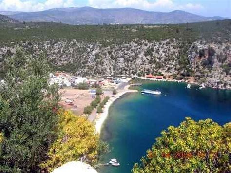 Beach of New Epidaurus village Argolis Peloponnese Beaches, Coastline, Greek, Village, River ...