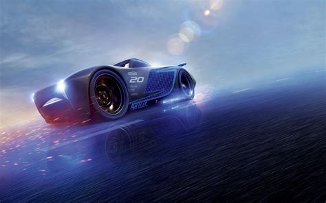 cars 3 jackson storm 8k iMac Wallpaper Download | AllMacWallpaper