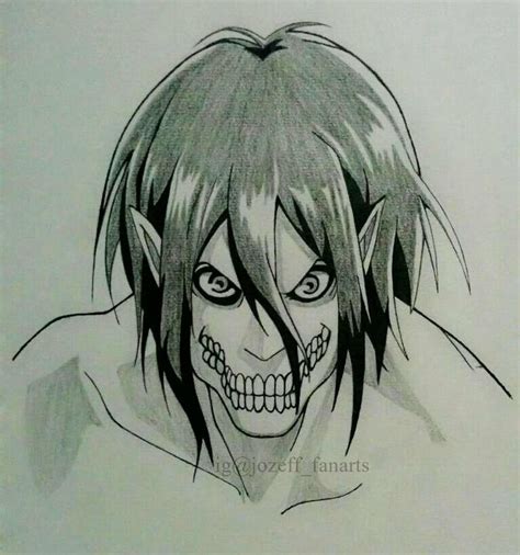 Eren titan drawing | Anime canvas art, Disney drawings sketches, Anime ...