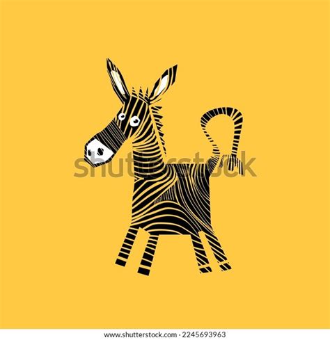 Illustration Funny Cartoon Zebra Stock Vector (Royalty Free) 2245693963 | Shutterstock