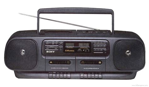 Sony CFD-125 Portable CD Radio Cassette Recorder Manual | HiFi Engine