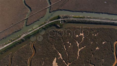 Aerial view of river delta from ocean Stock Footage,#river#view#Aerial# ...