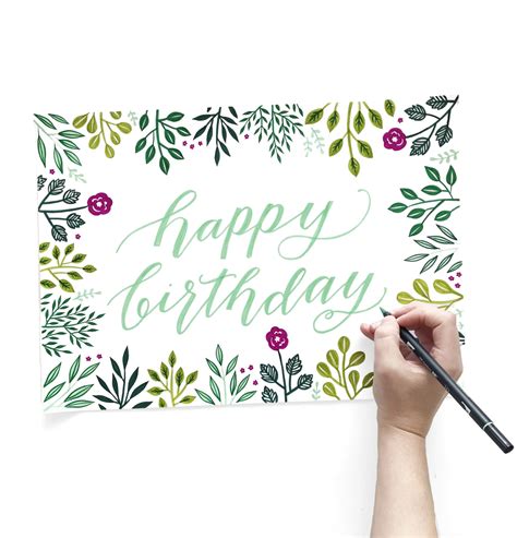 Create a Birthday Card and Envelope With One Sheet of Paper - Tombow ...