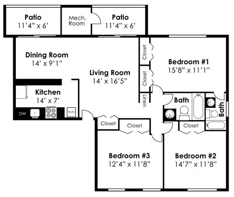 Floor Plans – Ridge Gardens Apartments