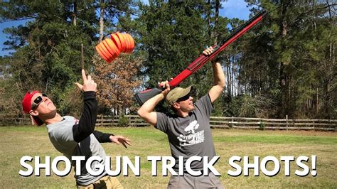 Shotgun Trick Shots with Steve Gould! - YouTube