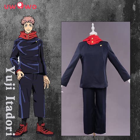 Uwowo Anime Jujutsu Kaisen Yuji Itadori Cosplay Costume Jujutsu High U ...