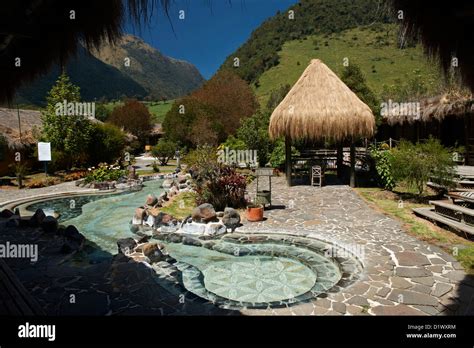 bath with hot springs in hotel of Papallacta, Andes, Ecuador Stock Photo - Alamy