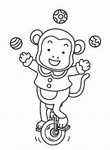 Unicycle Coloring Pages Printable For Free Download sketch template