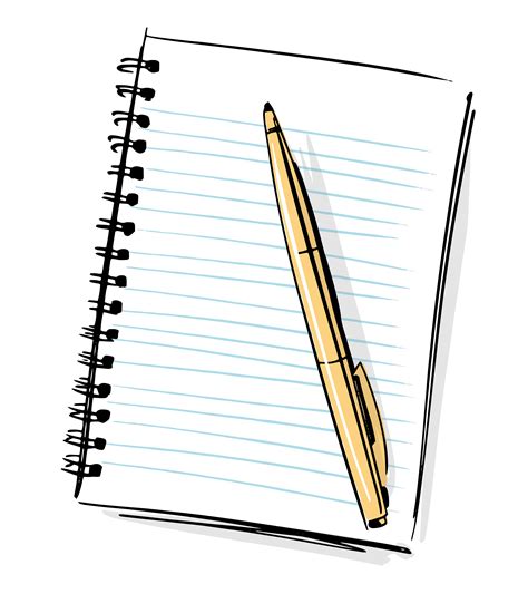 Paper Notebook Cartoon Pen - notebook png download - 2592*2920 - Free Transparent Paper png ...