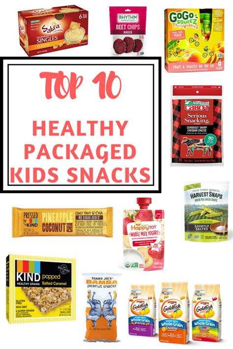 Top 10 Healthy Packaged Kids Snacks - Lauren Sharifi Nutrition