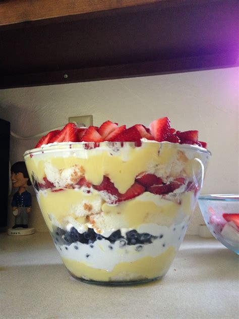 Angel Food Cake Vanilla Pudding Cool Whip Strawberries - Cake Walls