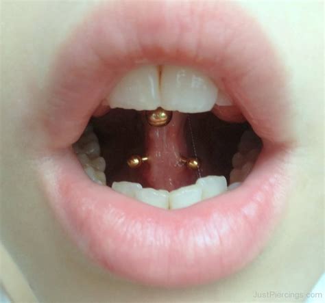 Lingual Frenulum Piercings