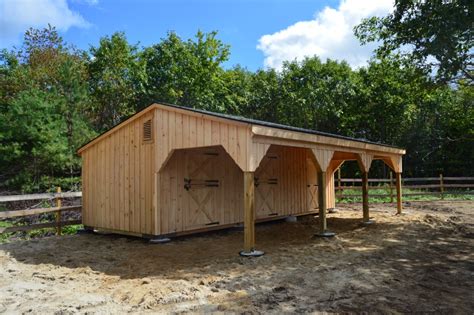 Shed Row Barn Greenfield, NH | Modular Barns | J&N Structures