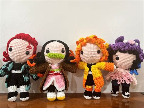 Anime Demon, Amine Crochet Dolls, Japan Anime, Finished Handmade ...