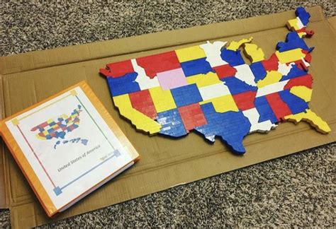 United States Map Building Kit *INSTRUCTIONS +BRICKS* — Custom Brick Sculptures | Paul Bacio