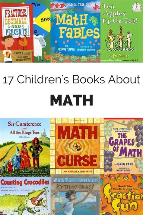 17 Children's Books About Math | Math books, Math for kids, Math methods