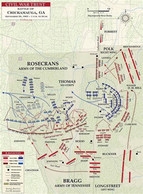 Chickamauga - September 20: 1PM to Dusk | Chickamauga, Civil war history, American civil war