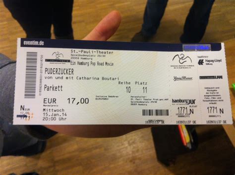 Tickets | Puderzucker