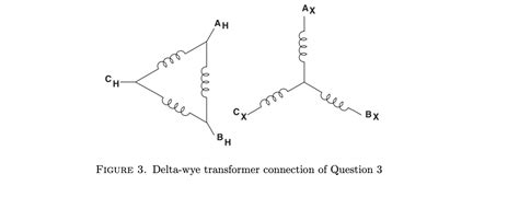 Solved A delta-wye connected transformer is shown in | Chegg.com