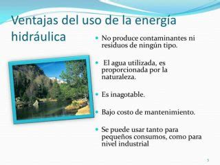 Ventajas y desventajas de la energía hidráulica | Cuadro Comparativo