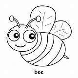 Cute Bee Coloring Pages  Coloring Cool sketch template
