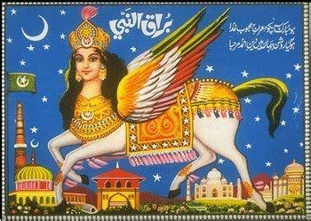 Islam Al-Buraq - Burk-E-Albani | Religion art, Islamic art, Islamic paintings